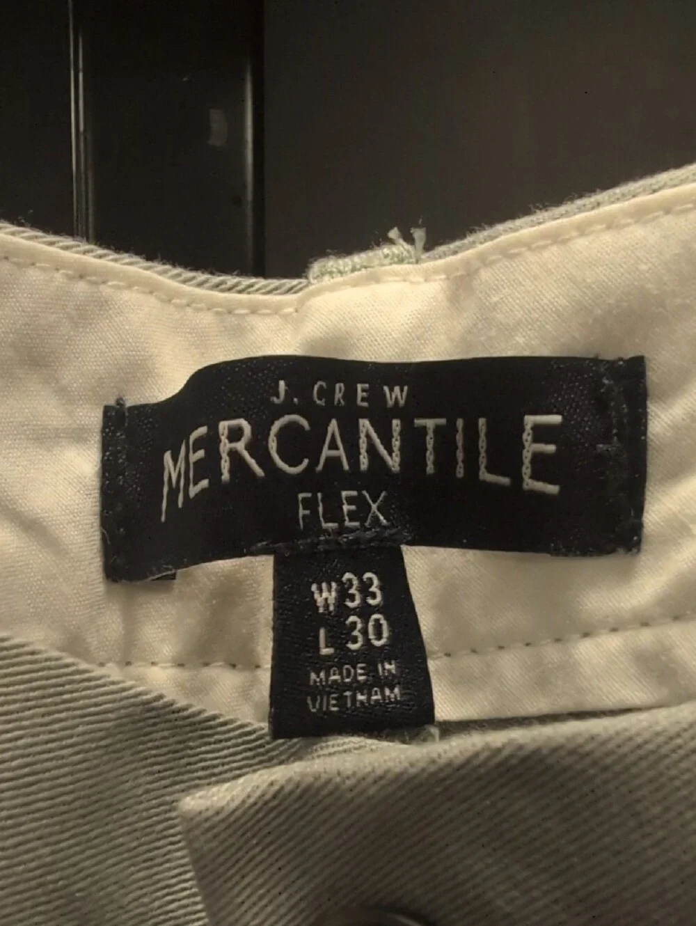 J. Crew Light Green/Gray Casual Chinos